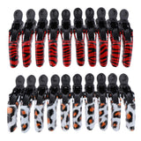 Maxbell Maxbell 10x Anti-slip Salon Hair Clips Barber Hairdressing Section Clamps Hairpins A