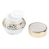 Maxbell BPA Free, Cosmetic Sample Empty Container, Round Pot Screw Cap Lid, Small Tiny 50g Bottle, for Make Up, Eye Shadow, Nails, Powder, Gem, Jewelry