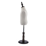 Linen Cover Mannequin Torso Model w/ Stand for Kids Clothing Design Display L