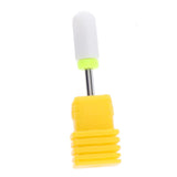 Maxbell Nails Polishing Cuticle Removal Nail Art Drill Bit Yellow-Ultra Fine Ridges