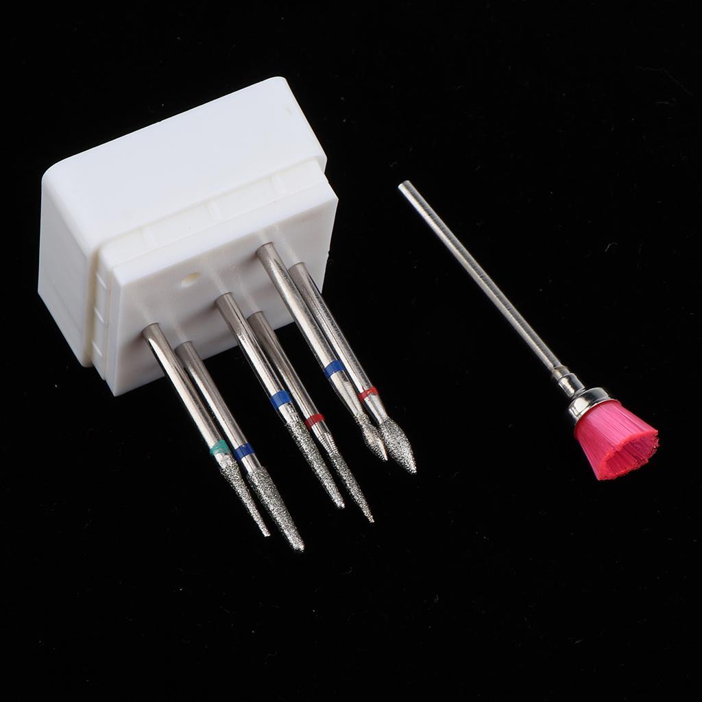 Maxbell Maxbell 7 In 1 Manicure Tool Set Nails Polishing Cuticle Removal Nail Art Drill Bits