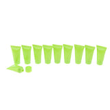 Maxbell Maxbell 10x Empty Cosmetic Tubes Makeup Cream Container Squeeze Bottle 5ml Green