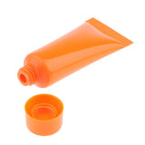 Maxbell Maxbell 10x Empty Cosmetic Tubes Makeup Lotion Cream Container Squeeze Bottle Orange