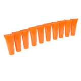 Maxbell Maxbell 10x Empty Cosmetic Tubes Makeup Lotion Cream Container Squeeze Bottle Orange