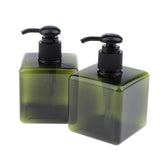 Maxbell Maxbell 250 ml Plastic Empty Bottle Travel Shampoo Lotion Container Pump Green