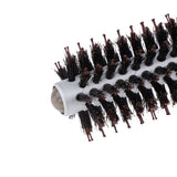 Maxbell Maxbell Wood Handle Round Hairdressing Comb Bristl Hairbrush Brown A - 10 Rows Hair