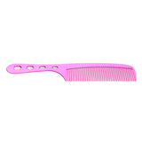 Maxbell Maxbell Space Aluminum Antistatic Haircutting Styling Barber Comb for Women Fuchsia