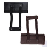 Maxbell Maxbell Durable Artificial Leather Hair Cutting Scissors Pouch Reelable Bag Coffee