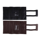 Maxbell Maxbell Durable Artificial Leather Hair Cutting Scissors Pouch Reelable Bag Coffee