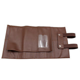 Maxbell Maxbell Durable Artificial Leather Hair Cutting Scissors Pouch Reelable Bag Coffee