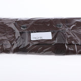 Maxbell Maxbell Durable Artificial Leather Hair Cutting Scissors Pouch Reelable Bag Coffee