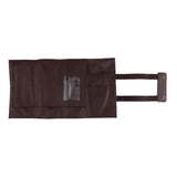 Maxbell Maxbell Durable Artificial Leather Hair Cutting Scissors Pouch Reelable Bag Coffee