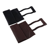 Maxbell Maxbell Durable Artificial Leather Hair Cutting Scissors Pouch Reelable Bag Coffee