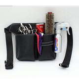 Maxbell PU Leather Barber Holster Pouch Holder Hair Scissors Bag Waist Belt Black 1