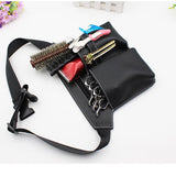 Maxbell PU Leather Barber Holster Pouch Holder Hair Scissors Bag Waist Belt Black 2