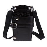 Maxbell Maxbell PU Hairdressing Hair Cutting Scissors Shears Haircut Tools Holster Bag Black