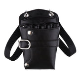 Maxbell Maxbell PU Hairdressing Hair Cutting Scissors Shears Haircut Tools Holster Bag Black