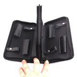 Maxbell Maxbell PU Leather Hair Scissors Shears Case Hairdressing Tool Pouch Bag Black