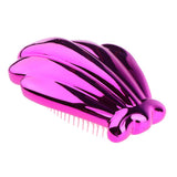 Maxbell Maxbell Plastic Wet Dry Detangling Hairbrush Anti-static for Women Rose red