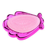 Maxbell Maxbell Plastic Wet Dry Detangling Hairbrush Anti-static for Women Rose red