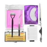 Maxbell Maxbell 8 in 1 Professional Beginner Grafting Eye Lash Eyelash Extensions Set Pink