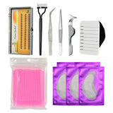Maxbell Maxbell 8 in 1 Professional Beginner Grafting Eye Lash Eyelash Extensions Set Pink