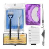 Maxbell Maxbell 8 in 1 Professional Beginner Grafting Eye Lash Eyelash Extensions Set Blue