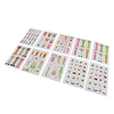 Maxbell 10Pcs Halloween Temporary Body Tattoo Transfer Stikcer for Kids Disposable A