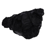Maxbell Maxbell 50pcs Nonwoven Underwear Panties Handy Briefs Set for Travel Hotel Spa Black