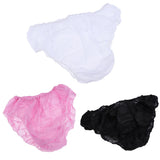 Maxbell Maxbell 50pcs Nonwoven Underwear Panties Handy Briefs Set for Travel Hotel Spa Black