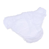 Maxbell Maxbell 50pcs Nonwoven Underwear Panties Handy Briefs Set for Travel Hotel Spa White