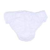Maxbell Maxbell 50pcs Nonwoven Underwear Panties Handy Briefs Set for Travel Hotel Spa White