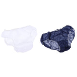 Maxbell Maxbell 50pcs Nonwoven Underwear Panties Handy Briefs for Travel Hotel Spa White