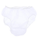 Maxbell Maxbell 50pcs Nonwoven Underwear Panties Handy Briefs for Travel Hotel Spa White
