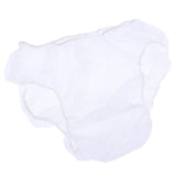 Maxbell Maxbell 50pcs Nonwoven Underwear Panties Handy Briefs for Travel Hotel Spa White