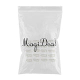 Maxbell Maxbell 20 Pcs Hair Extension Snap Clips Wig Grips Clip Wigs Accessories Beige