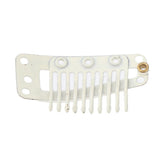 Maxbell Maxbell 20 Pcs Hair Extension Snap Clips Wig Grips Clip Wigs Accessories Beige