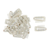 Maxbell Maxbell 20 Pcs Hair Extension Snap Clips Wig Grips Clip Wigs Accessories Beige