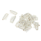 Maxbell Maxbell 20 Pcs Hair Extension Snap Clips Wig Grips Clip Wigs Accessories Beige