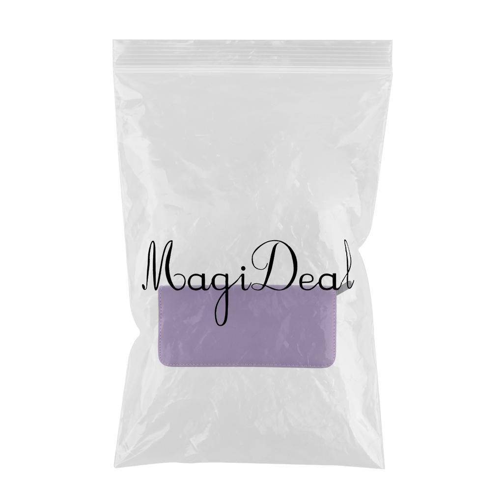 Maxbell Maxbell PU Hair Scissors Shears Bag Pet Hairdressing Tool Pouch Holster Case Purple