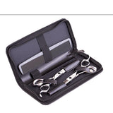 Maxbell Maxbell PU Hair Scissors Shears Bag Pet Hairdressing Tool Pouch Holster Case Black
