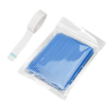 Maxbell Maxbell 100Pcs Disposable Eyelash Extension Microbrush Swabs & Under Eye Pads Blue