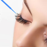 Maxbell Maxbell 100Pcs Disposable Eyelash Extension Microbrush Swabs & Under Eye Pads Blue