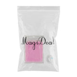 Maxbell Maxbell 100Pcs Disposable Eyelash Extension Microbrush Swabs & Under Eye Pads Pink