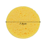 Maxbell Maxbell 10Pcs Face Cleansing Washing Pad Puffs Makeup Cosmetic Removal Sponge Yellow