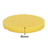 Maxbell Maxbell 10Pcs Face Cleansing Washing Pad Puffs Makeup Cosmetic Removal Sponge Yellow