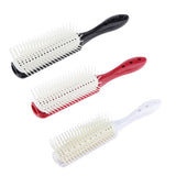 Maxbell Maxbell 9 Row Vented Hairbrush Detangling Hair Styling Brush for Wet Dry Long Hair Black