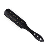 Maxbell Maxbell 9 Row Vented Hairbrush Detangling Hair Styling Brush for Wet Dry Long Hair Black