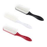 Maxbell Maxbell 9 Row Vented Hairbrush Detangling Hair Styling Brush for Wet Dry Long Hair Black