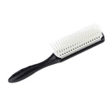 Maxbell Maxbell 9 Row Vented Hairbrush Detangling Hair Styling Brush for Wet Dry Long Hair Black